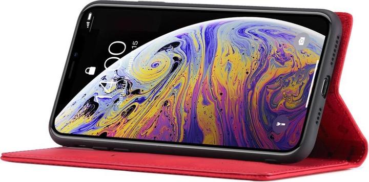 Produktbild Cover-Discount iPhone Xs / X - Stand Flip Case Hülle rot (Apple iPhone XS)