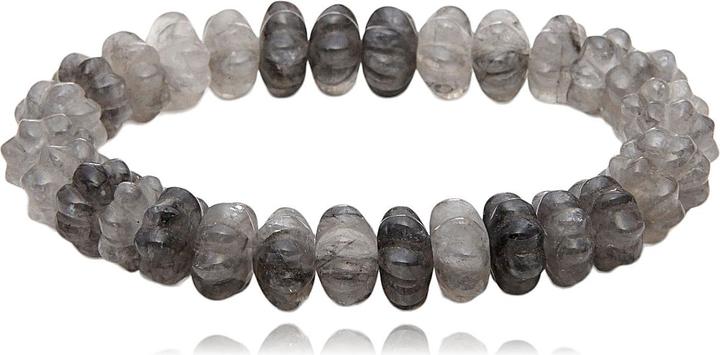 Leyda Grauquarz Armband (Farbstein)