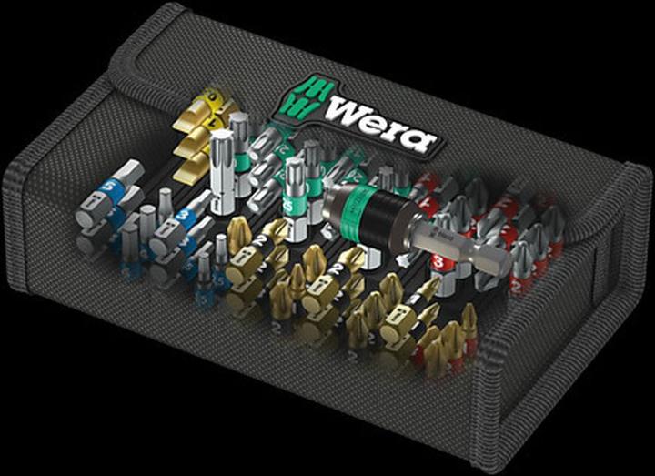 Actual product image Wera Bit-Safe 61 BiTorsion 1 (Hexagon socket TX M10, Cross Phillips PH M1, Cross Phillips PH M2, Cross Pozidriv PZ M1, Cross Pozidriv PZ M2, Cross Phillips PH M3, Cross Pozidriv PZ M3, Hexagon socket TX M15, Hexagon socket TX M20, Hexagon socket TX M25, Hexagon socket TX M30, Hexagon socket TX M40)