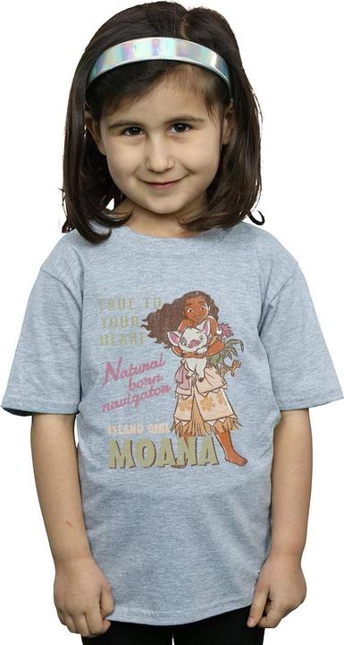 Immagine prodotto Disney Moana Natural Born Navigator Maglietta Ragazze (140, 146)