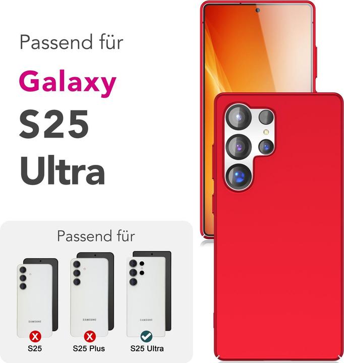 Actual product image Nalia PureFit - Ultra Dünne 0,5mm Leichte Hülle - Slim Fit Hardcase (Samsung Galaxy S25 Ultra)
