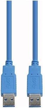 Actual product image E+P Connecting cable 2.5m CC 303/2 blue USB bus cable type AA USB 3.0 (2.50 m, USB 3.0)