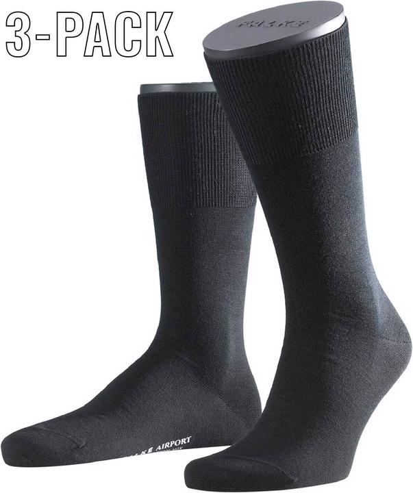 Falke 3-Pack Airport black