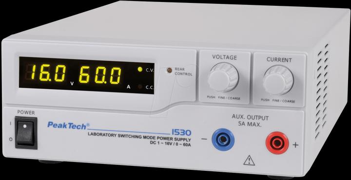 Peaktech Alimentatore da laboratorio 1 canale... 16 VDC VDC 60 A, programmabile ( 1530)