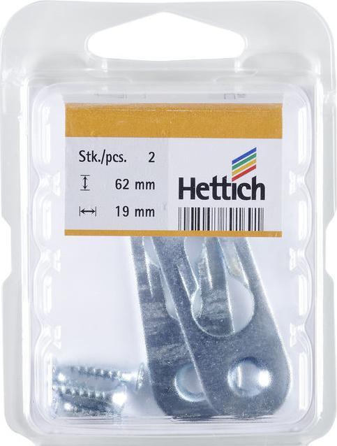 Produktbild Hettich Universalaufhänger 62 x 19 mm (1 Stk.)