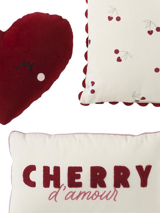 Actual product image Vertbaudet 3er-Set Kinderzimmer Kissen CHERRY