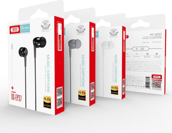Immagine prodotto xO Auricolari a filo EP37 jack 3,5mm bianco (Cablato)