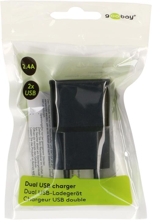 Image du produit Goobay Double chargeur USB A (12 W)