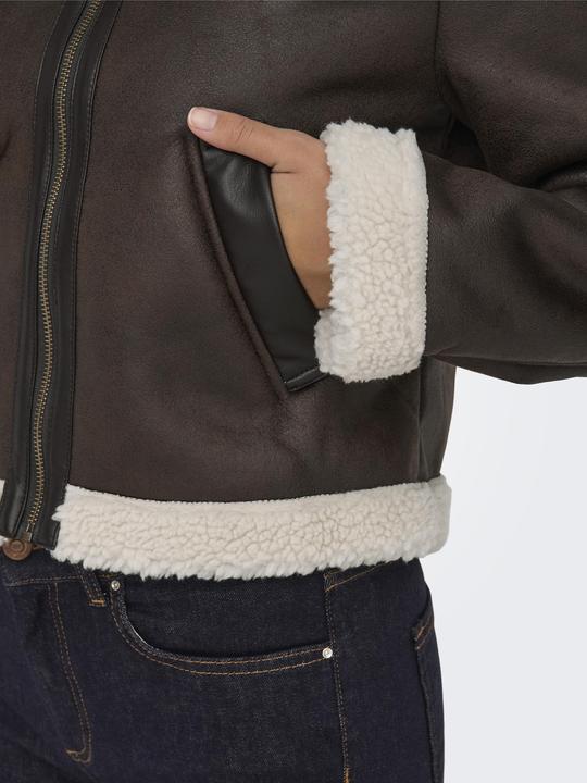 Image du produit Only Fly-Away col veste en cuir synthétique (M)