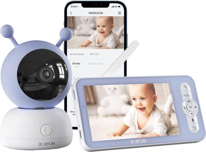 Actual product image Boifun 2S electronic rotating nanny with sound detector (Video & Audio)