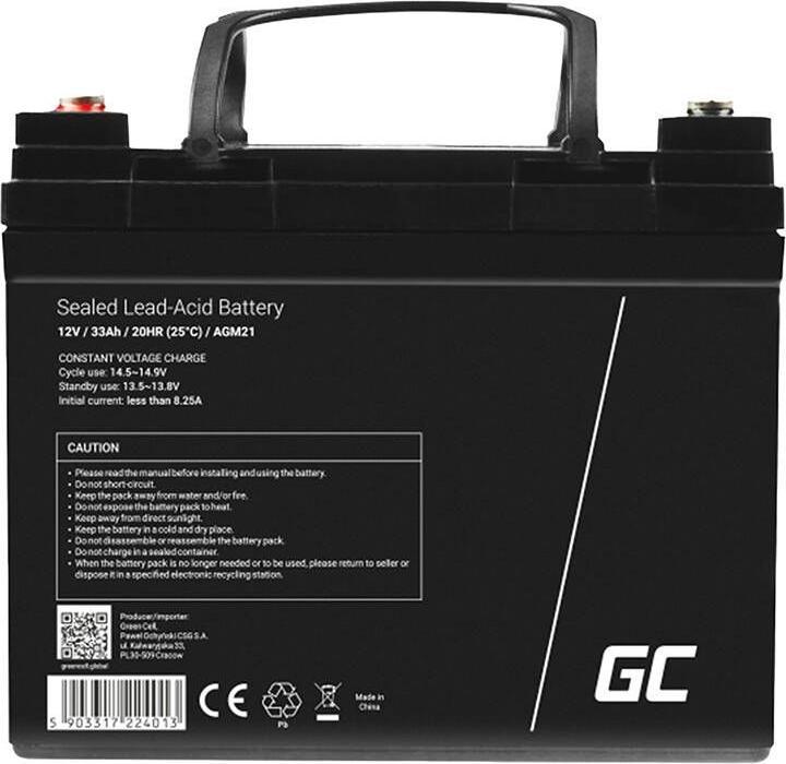 Image du produit GreenCell AGM21 (12 V, 33 Ah)