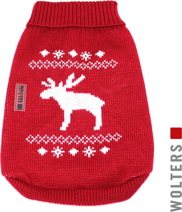 Actual product image Wolters Knitted sweater moose for dogs- (Dog jumper)