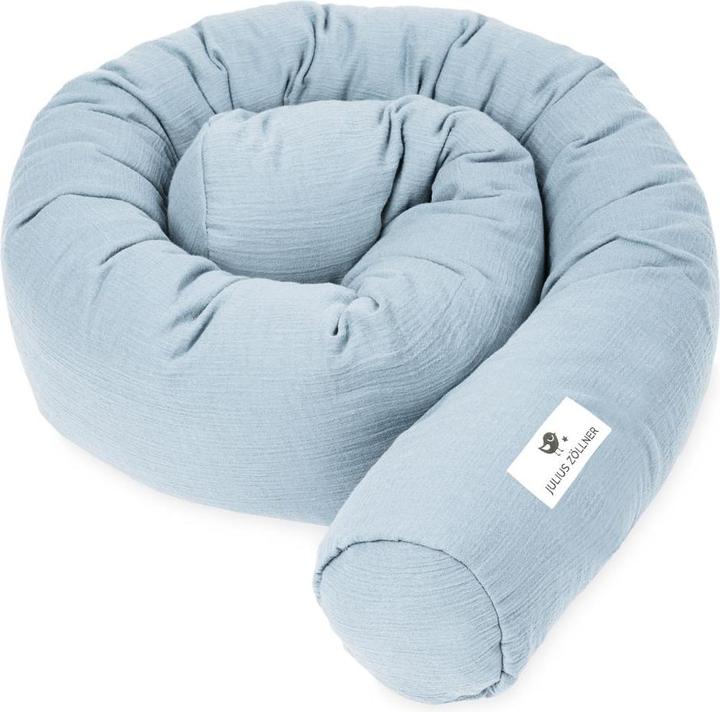 Actual product image Julius Zöllner Bed snake made of cotton muslin, denim