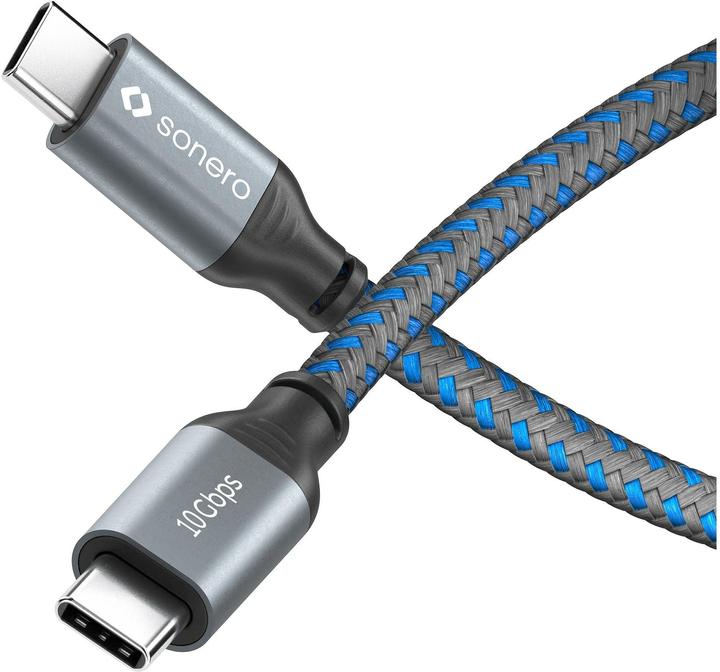 Produktbild Sonero USB-Kabel USB C - USB C 1 m (1 m, USB 3.2 Gen 2)