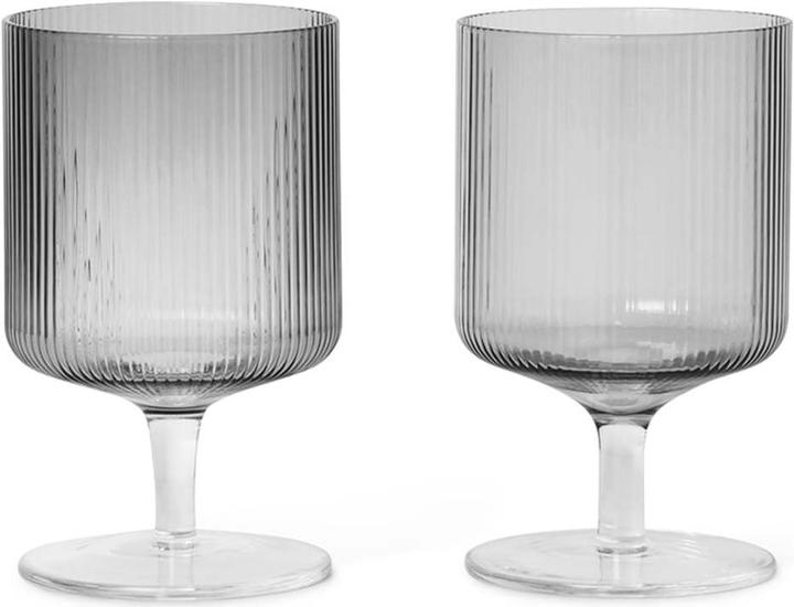 Ondulazione (27 cl, 2 Occhiali, Bicchieri da vino rosso, Bicchieri da vino bianco)