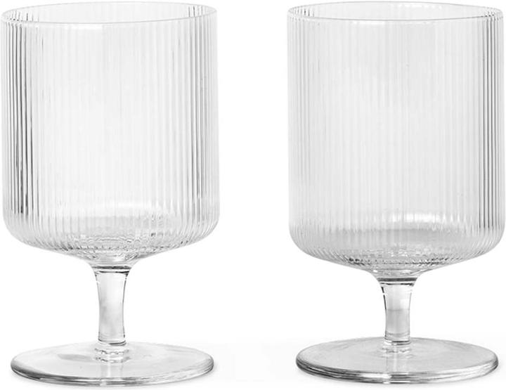Ondulation (27 cl, 2 Verres, Verres à vin rouge, Verres à vin blanc)