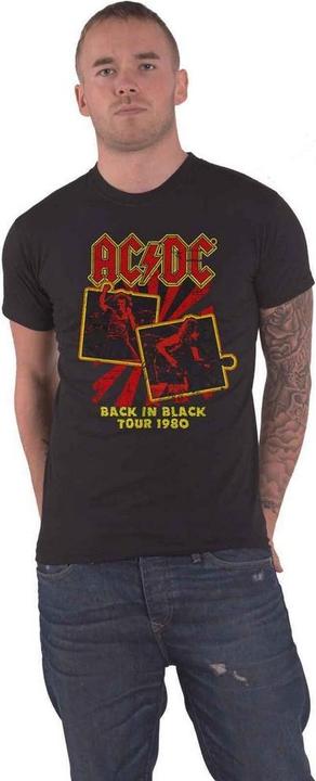 AC/DC Back In Black World Tour 1980 TShirt