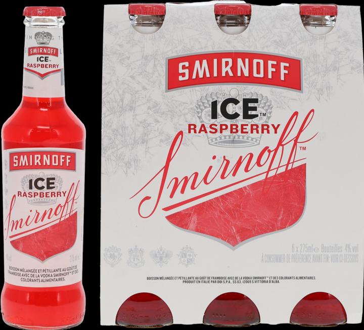 Smirnoff Ice Raspberry 6er Pack (6 x 27.5 cl)