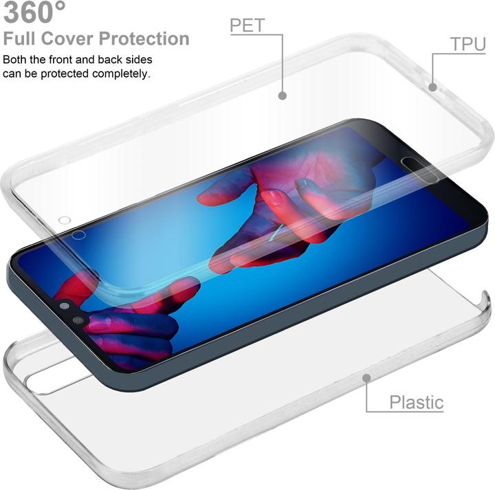 Actual product image Cadorabo TPU Hull 360 Degree Case (Cubot P20)