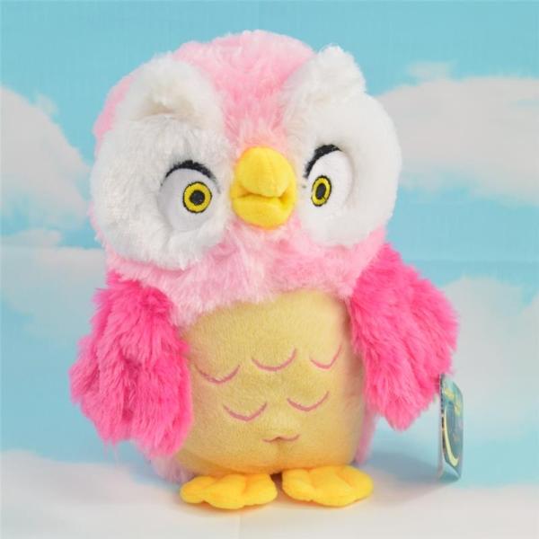 Actual product image Kögler Lab animal Lab owl, XXL with movable beak, "Nina" pink, 26x20cm Lab animal (26 cm)