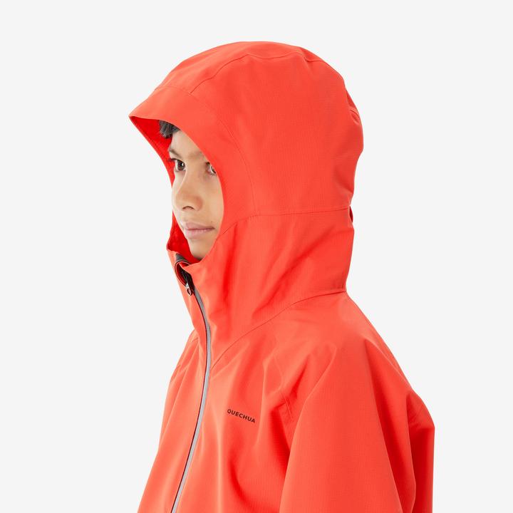 Immagine prodotto Quechua Wanderjacke MH900 Kinder Gr. 122–170 wasserdicht Wandern orange (6, 7, 8)