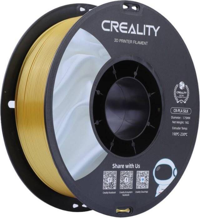 Image du produit Creality Silk Gold (PLA, 1.75 mm, 1000 g, Or)