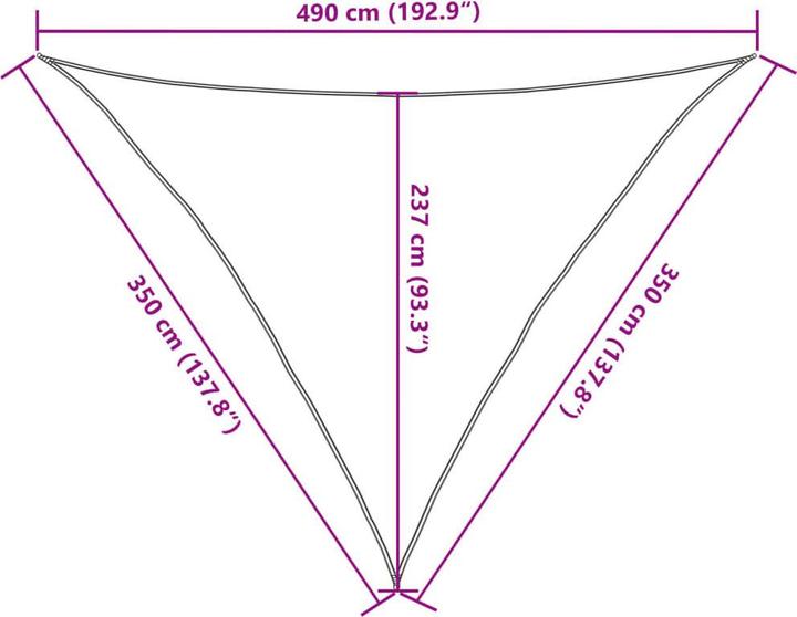 Actual product image VidaXL Wendy (350 x 350 x 490 cm)