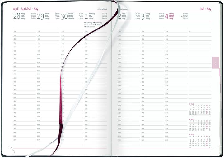 Produktbild Manager-Timer XL Tucson 2025 schwarz, 15x21cm, Bürokalender im Tucson Einband mit 160 (Deutsch)