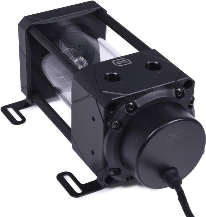 Produktbild Alphacool Eisbecher Aurora D5 Acetal/Glas - 150mm inkl. VPP Apex D5