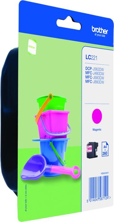 Actual product image Brother Lc-221m (M)