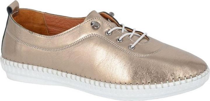 Mod Comfys Freizeitschuhe Metallic Leder
