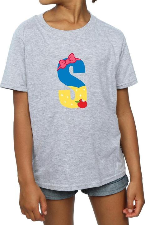 Immagine prodotto Disney Alphabet S Is For Snow White Maglietta Ragazze (140, 146)