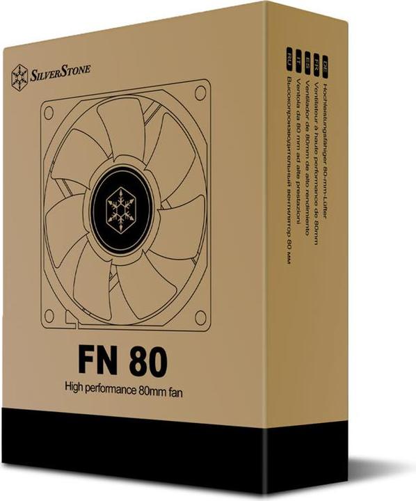 Produktbild Silverstone SST-FN80B - High performance 80mm fan (80 mm, 1 x)