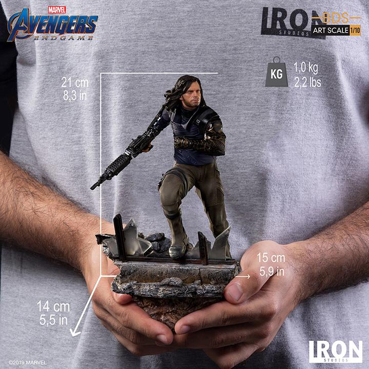 Immagine prodotto Iron Studios Statua in scala 1/10 di Avengers Endgame "Soldato d'Inverno