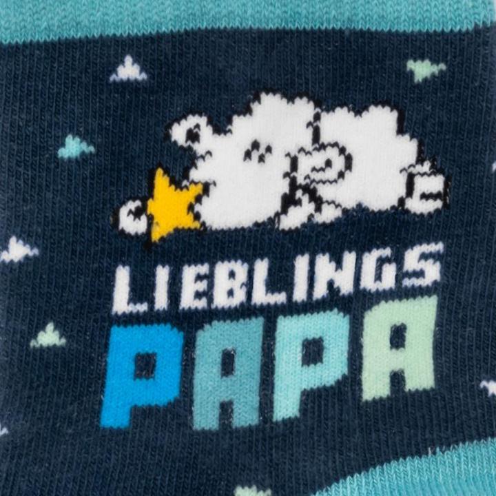 Produktbild Sheepworld Zaubersocken Motiv "Lieblingspapa" (Einzelpack, 40 - 46)