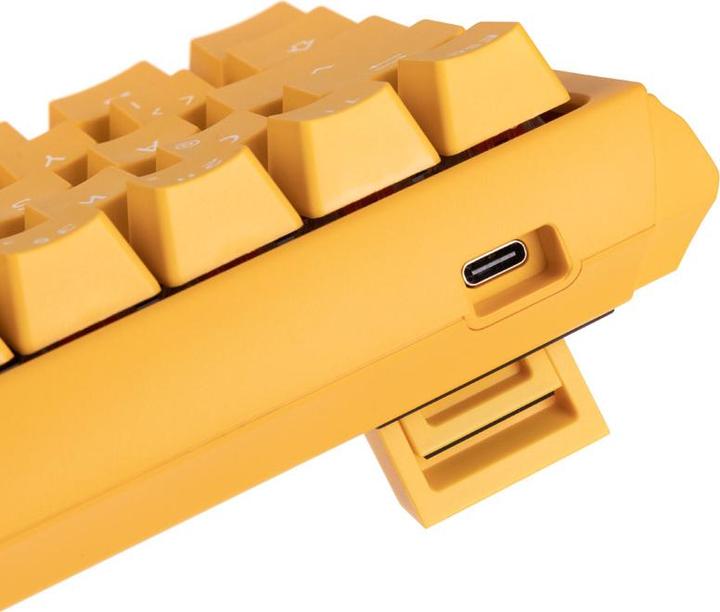 Produktbild Ducky One 3 Yellow SF gaming keyboard, RGB LED - MX-Silent-Red (DE, Kabelgebunden)