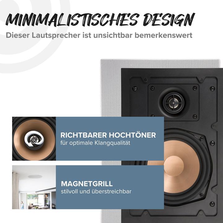Produktbild Artsound HPRE650, rechth. inbouw HAPPI LS, 85W, wit