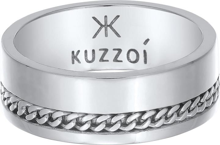 Produktbild Kuzzoi Ring Herren Bandring Chunky Chain 925 Silber (66, 925 Silber)