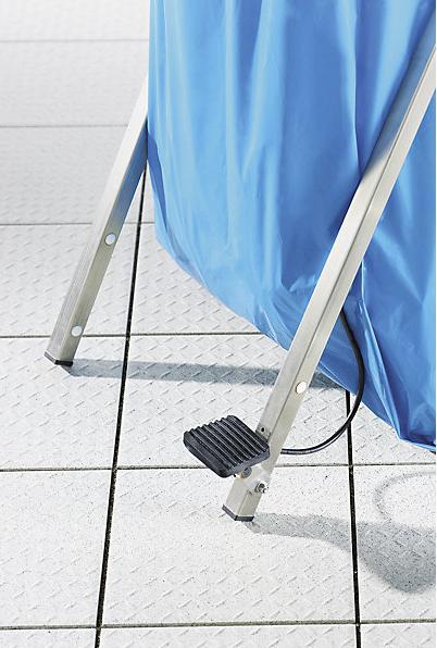 Produktbild kaiserkraft Hygiene-Abfallsackhalter aus Edelstahl (120 l)