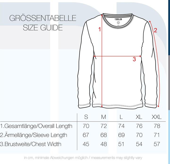Image du produit Solid Basal T-Shirt Basique À Manches Longues Multipack Pour Homme Avec Encolure Rond 100% Coton (XL)