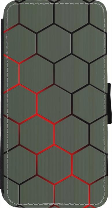Image du produit PhoneLook Coque Wallet noir Geometric Line red (Apple iPhone 7)