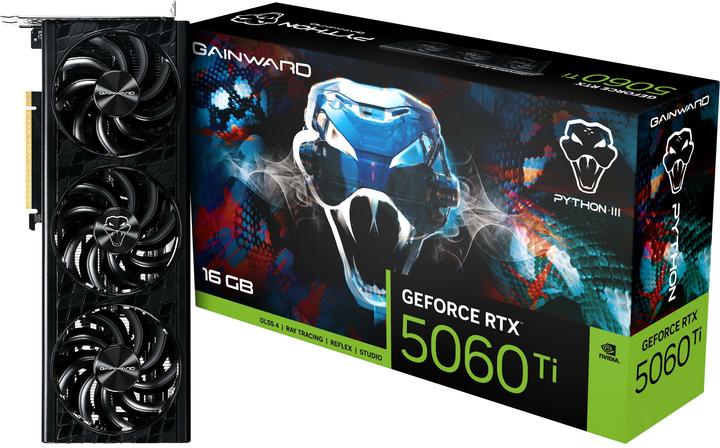 Image du produit Gainward VGA RTX5060TI 16GB Python III (16 Go)