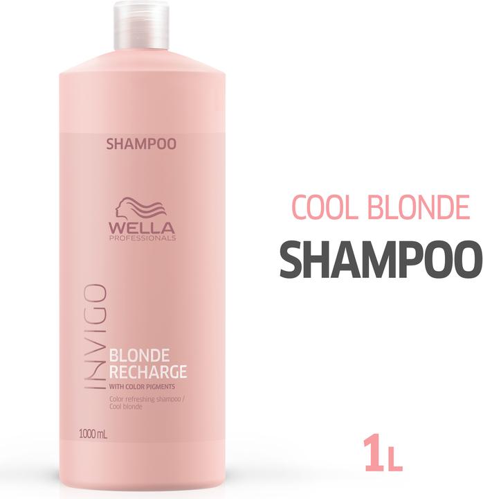 Produktbild Wella INVIGO Blond Recharge Cool Blonde Shampoo (1000 ml)