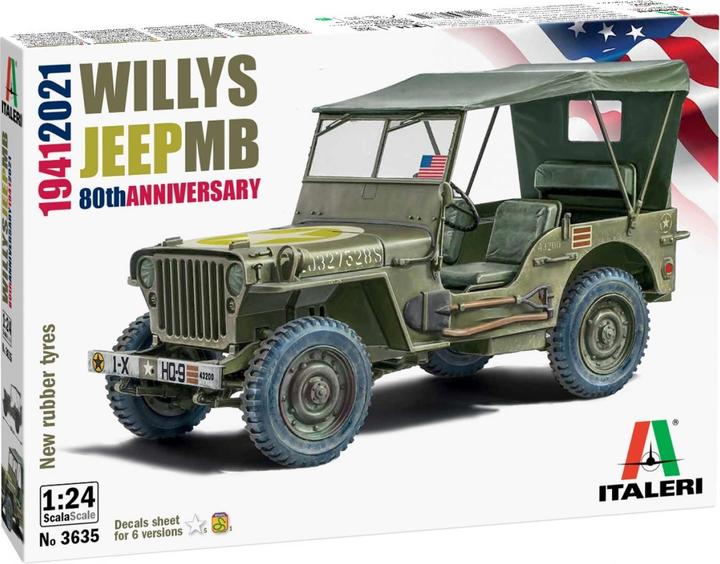 Image du produit 1:24 Willys Jeep MB "80th Anniversary" (anniversaire)