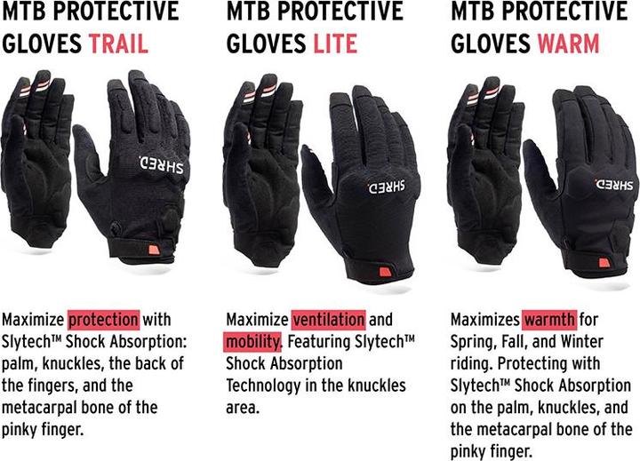 Produktbild Shred Mtb Proctective Gloves Lite (XS)