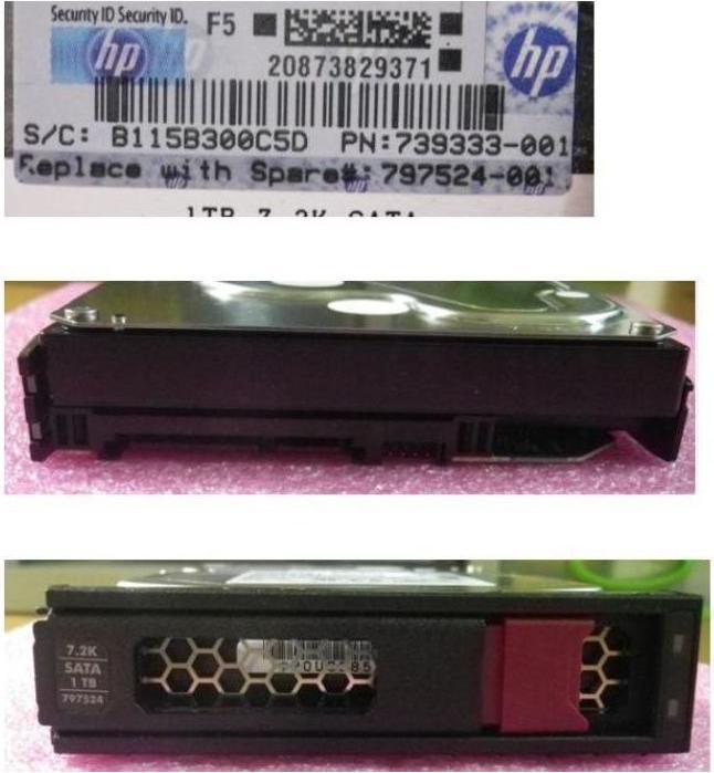 HPE DRV HD 1TB 6G 7.2K 3.5 SATA LP (1 TB, 3.5")