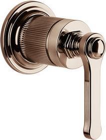 Actual product image Gessi Venti20 finish-mounting set single lever basin mixer, 1-way, for separate spout, wall mounting