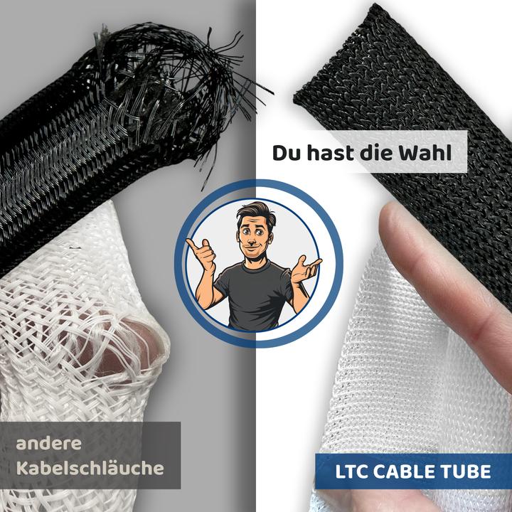 Immagine prodotto Label-the-cable Kabelschlauch (Tubo cavi, 2500 cm)
