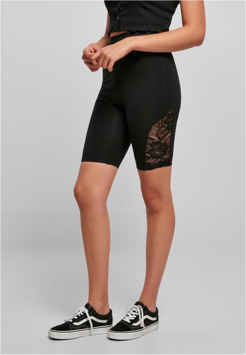 Immagine prodotto Urban Classics Pantaloncini da ciclista con inserto in pizzo a vita alta - 16956 (S)