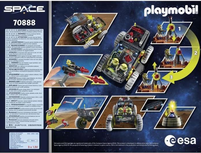 Immagine prodotto Playmobil Spedizione su Marte con veicoli (70888, Spazio Playmobil)